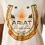Ariat Womens Lucy Shoe S/S Tee (10076397) Ivory