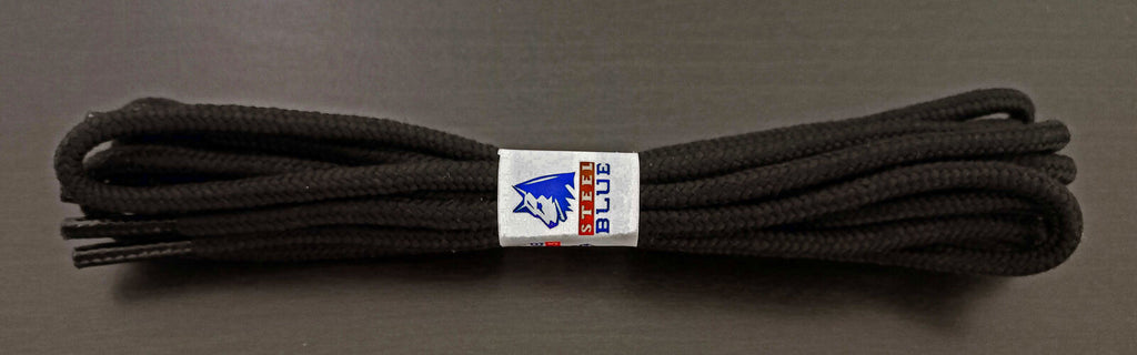 Steel Blue Nylon Laces (A-000066) Black 160cm