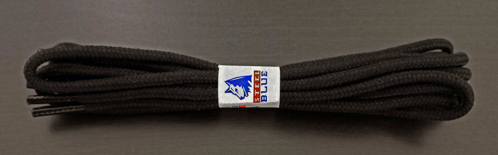 Steel Blue Nylon Laces (A-000066) Black 160cm