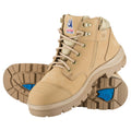 Steel Blue Mens Parkes Zip Safety Boots with Scuff Cap (312658) Sand 10.5