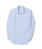 R.M.Williams Mens Sommers Poplin Stripe L/S Shirt (SH200PM01) White Blue