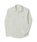 R.M.Williams Mens Newland Poplin Check L/S Shirt (SHF01PS01) Moss