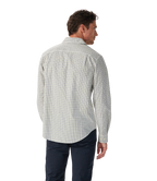 R.M.Williams Mens Newland Poplin Check L/S Shirt (SHF01PS01) Moss