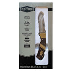 Schrade Mountain Beaver JR. - 28OT 65mm with Leather Pouch (3828OT)