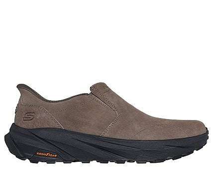 Skechers Mens John Deere Conner Grady Slip On Shoes (205548) Dark Taupe