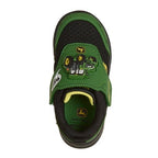 Skechers Toddlers John Deere Comfy Flex Shoes (407091N) Green/Black Top View