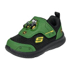 Skechers Toddlers John Deere Comfy Flex Shoes (407091N) Green/Black