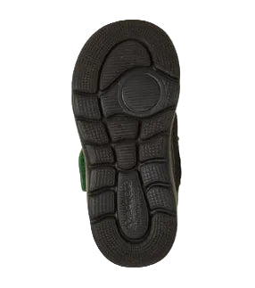 Skechers Toddlers John Deere Comfy Flex Shoes (407091N) Green/Black Sole