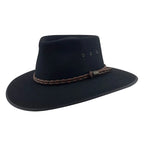 Statesman Countryman Fur Blend Hat (S0046220) Black [GD]