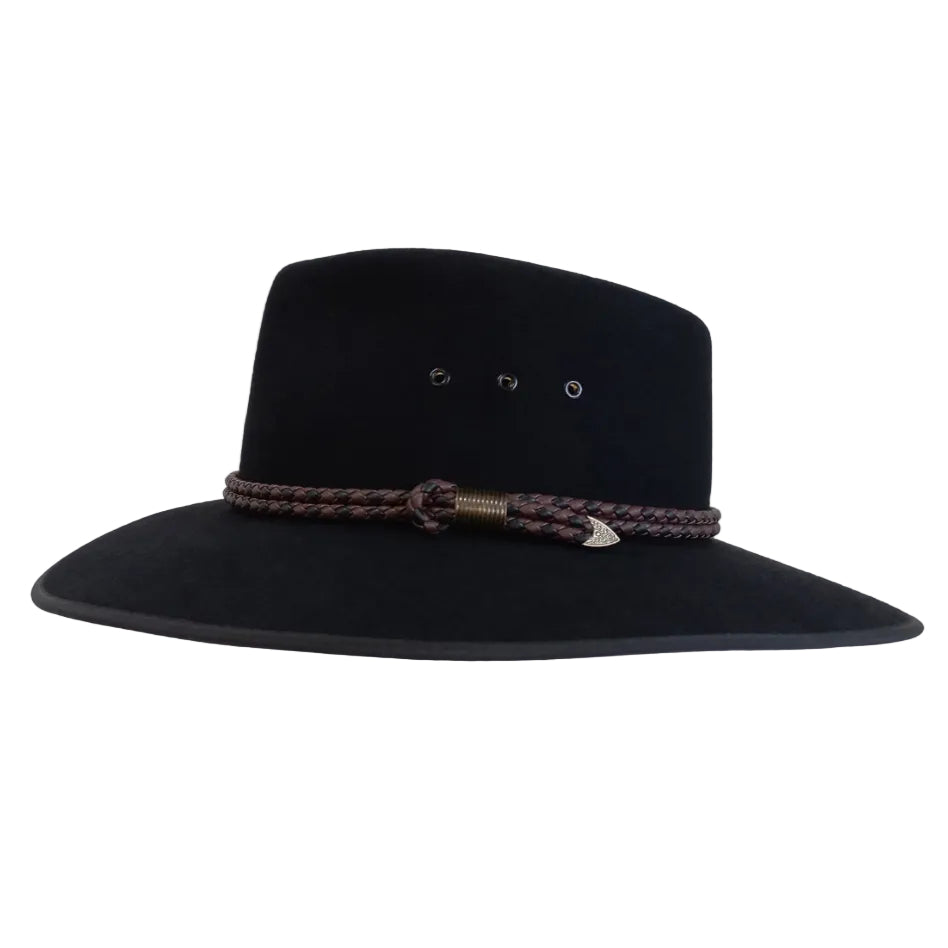 Statesman Countryman Fur Blend Hat (S0046220) Black [GD]