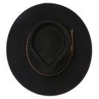 Statesman Countryman Rabbit Fur Felt Hat (S0040090) Black [GD]