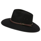 Statesman Countryman Rabbit Fur Felt Hat (S0040090) Black [GD]