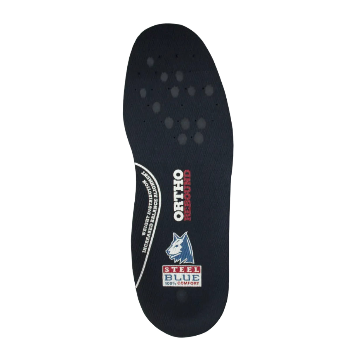 Steel Blue Ortho Rebound Foot Bed 