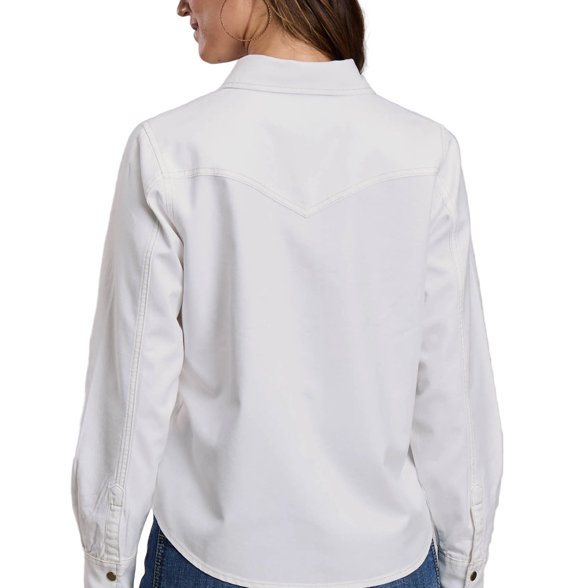 Stetson Womens Collection L/S Shirt (50565003) Solid White