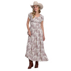 Stetson Womens Collection S/S Dress (57590304) Print White Front