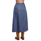Stetson Womens Collection Skirt (60565013) Solid Blue