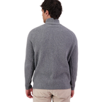 Swanndri Mens Chalky Island Waffle Jumper (SW225313M) Mid Grey Marle