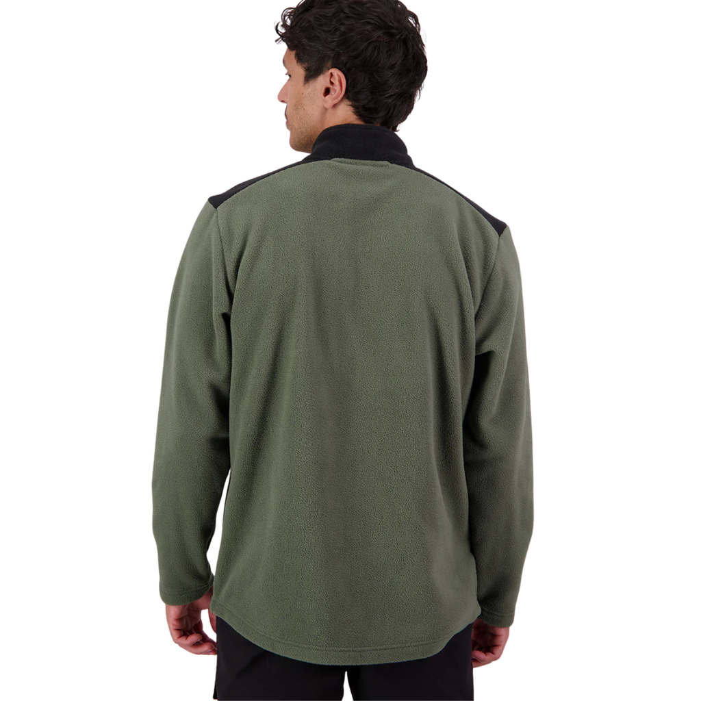 Swanndri Mens High Rock 1/4 Zip Jumper (SW2667M) Olive