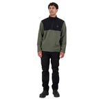 Swanndri Mens High Rock 1/4 Zip Jumper (SW2667M) Olive
