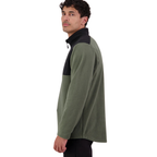 Swanndri Mens High Rock 1/4 Zip Jumper (SW2667M) Olive