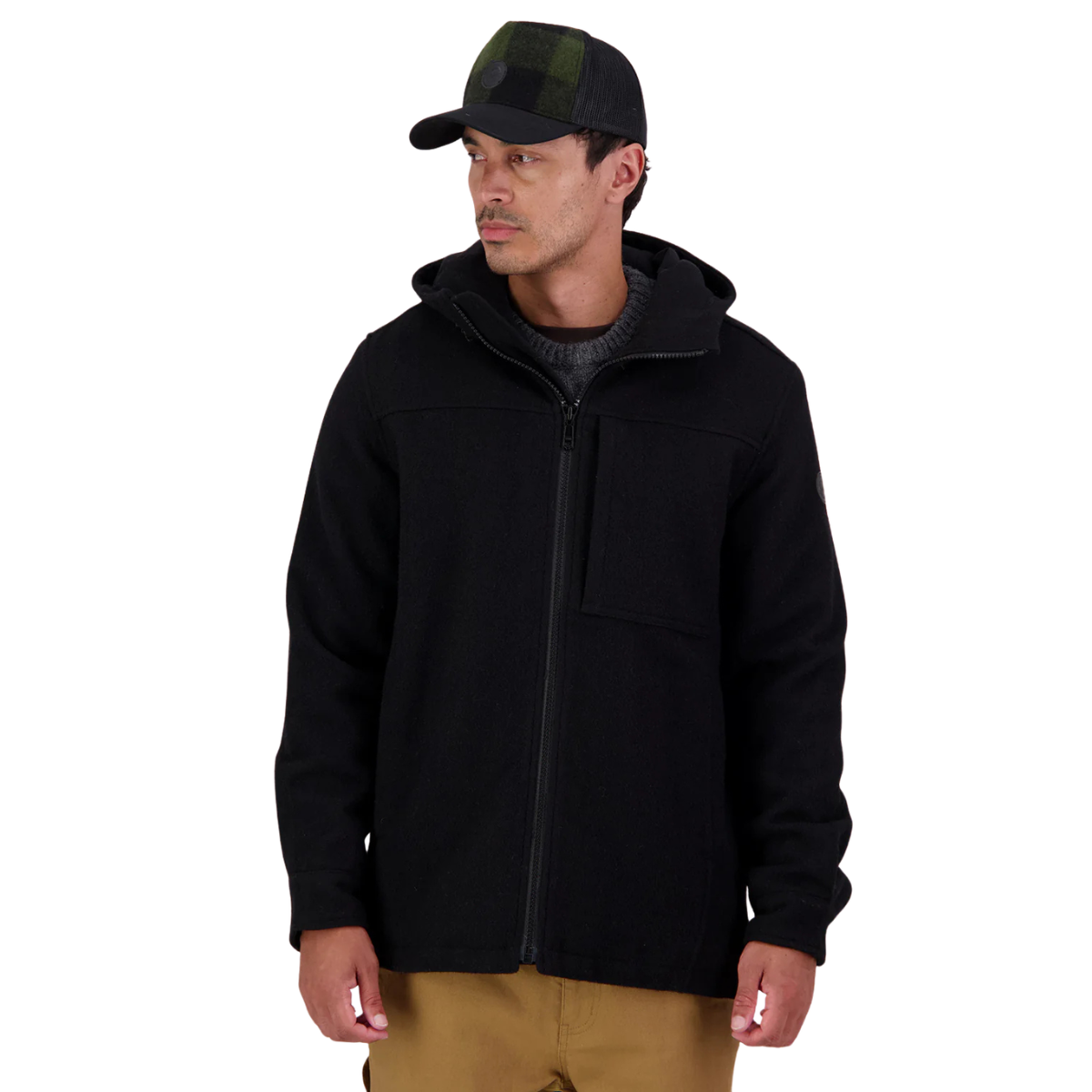 Swanndri Mens Hudson Hoodie (SW17435M) Black