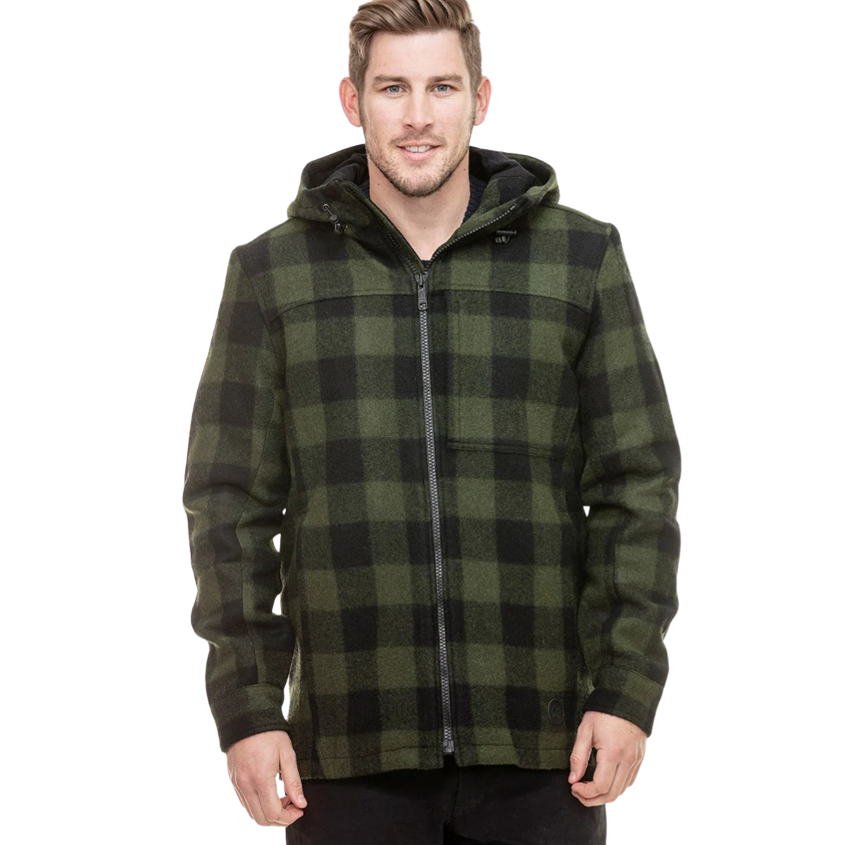 Swanndri Mens Hudson Hoody (SW17435M) Olive/Black