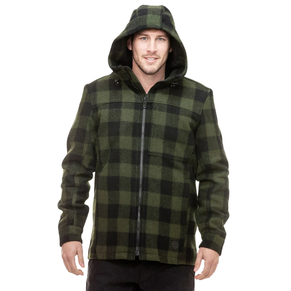 Swanndri Mens Hudson Hoody (SW17435M) Olive/Black