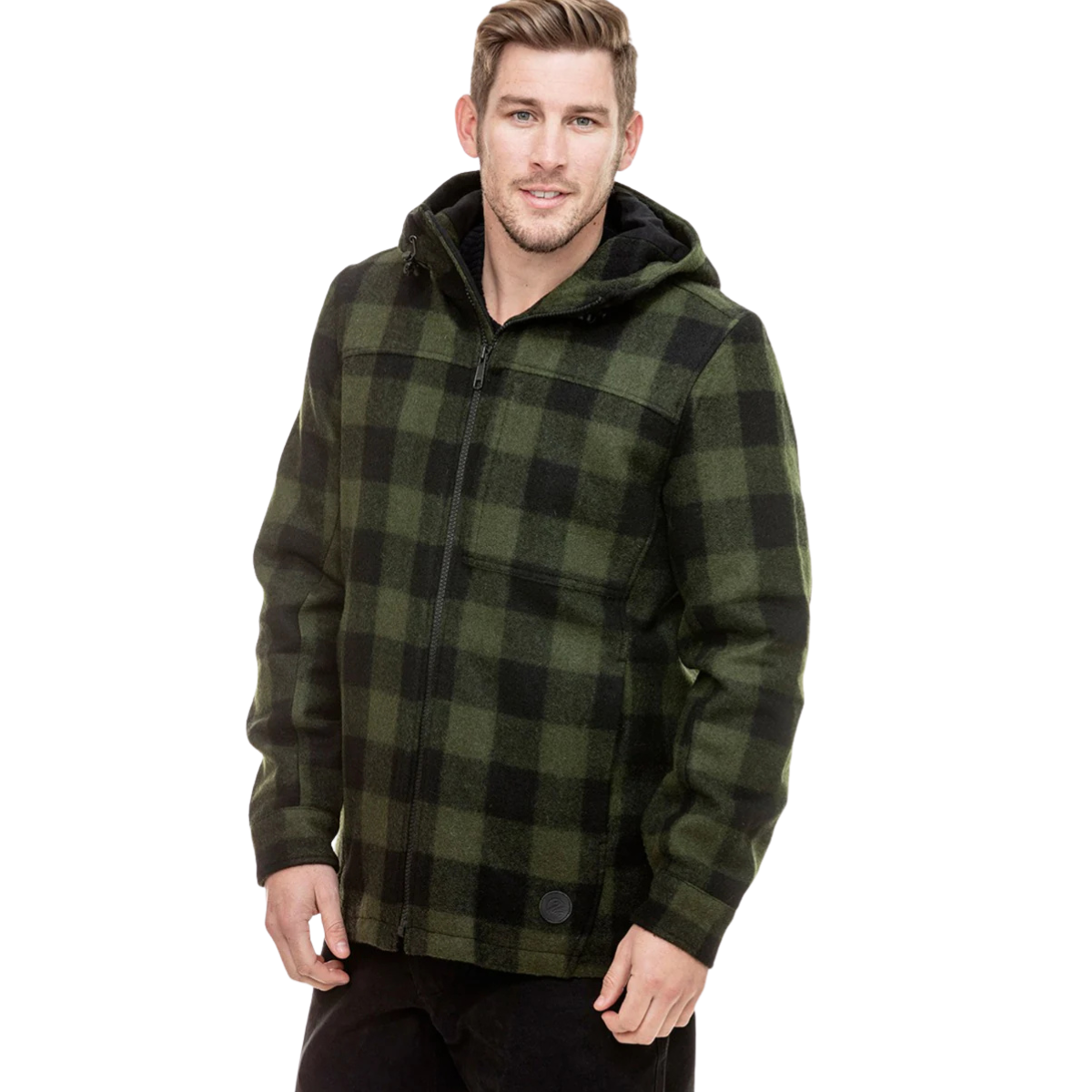 Swanndri Mens Hudson Hoody (SW17435M) Olive/Black