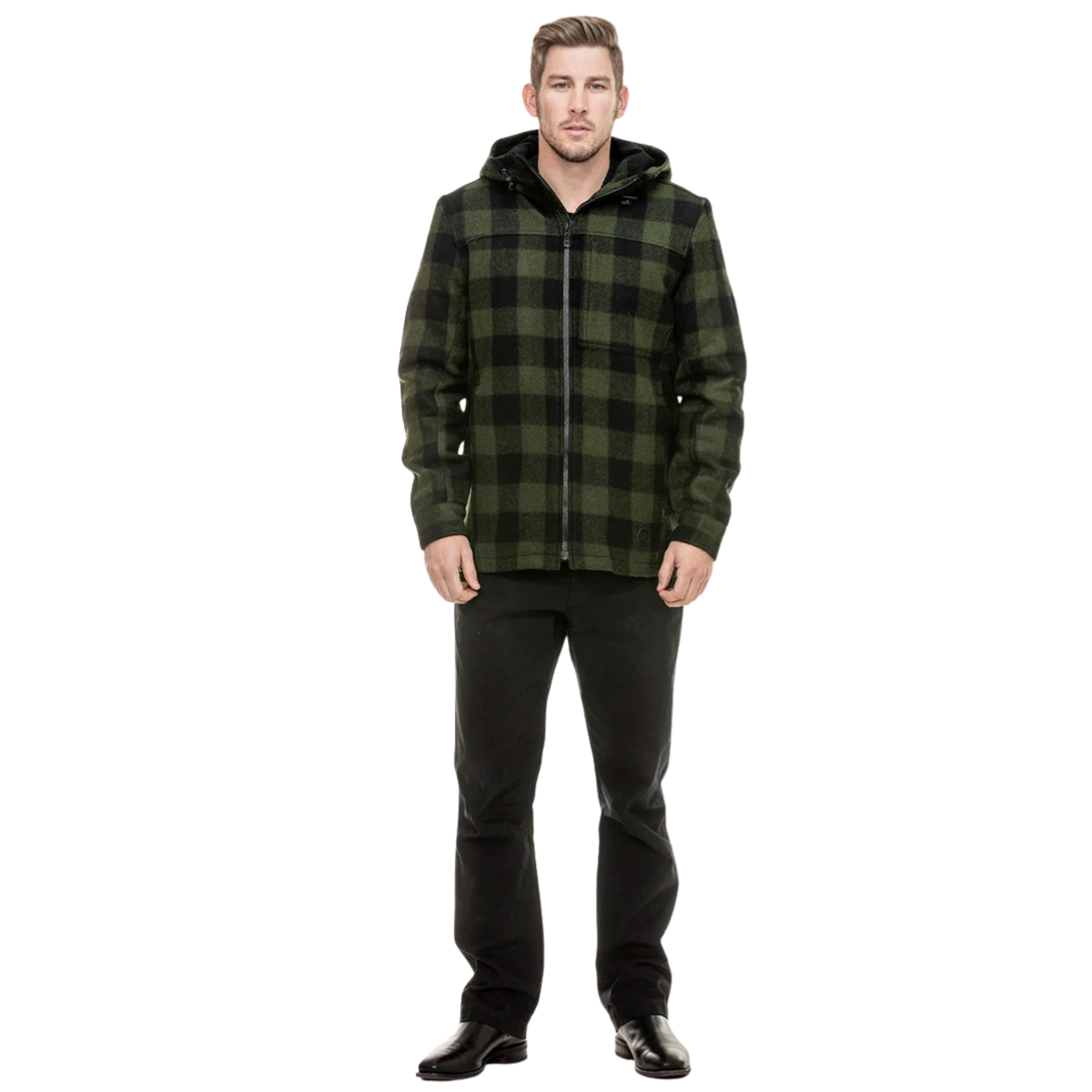 Swanndri Mens Hudson Hoody (SW17435M) Olive/Black