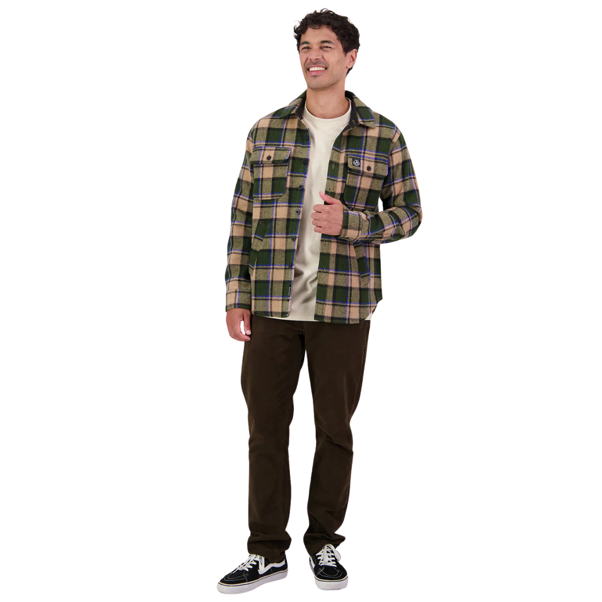 Swanndri Mens Kiaraki V4 Wool Shacket (SW26470M) Palmerston Check