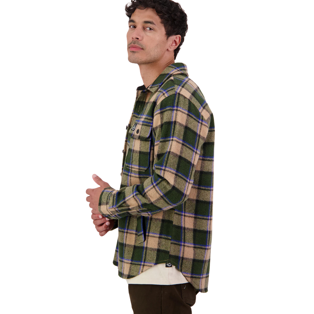 Swanndri Mens Kiaraki V4 Wool Shacket (SW26470M) Palmerston Check