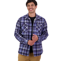 Swanndri Mens Morven Sherpa L/S Shirt (SW2521065M) Bluebird/Navy Check