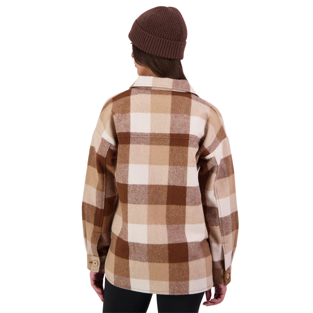 Swanndri Womens Anchorage V3 Wool Shacket (SW26471W) Montana Check