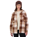Swanndri Womens Anchorage V3 Wool Shacket (SW26471W) Montana Check