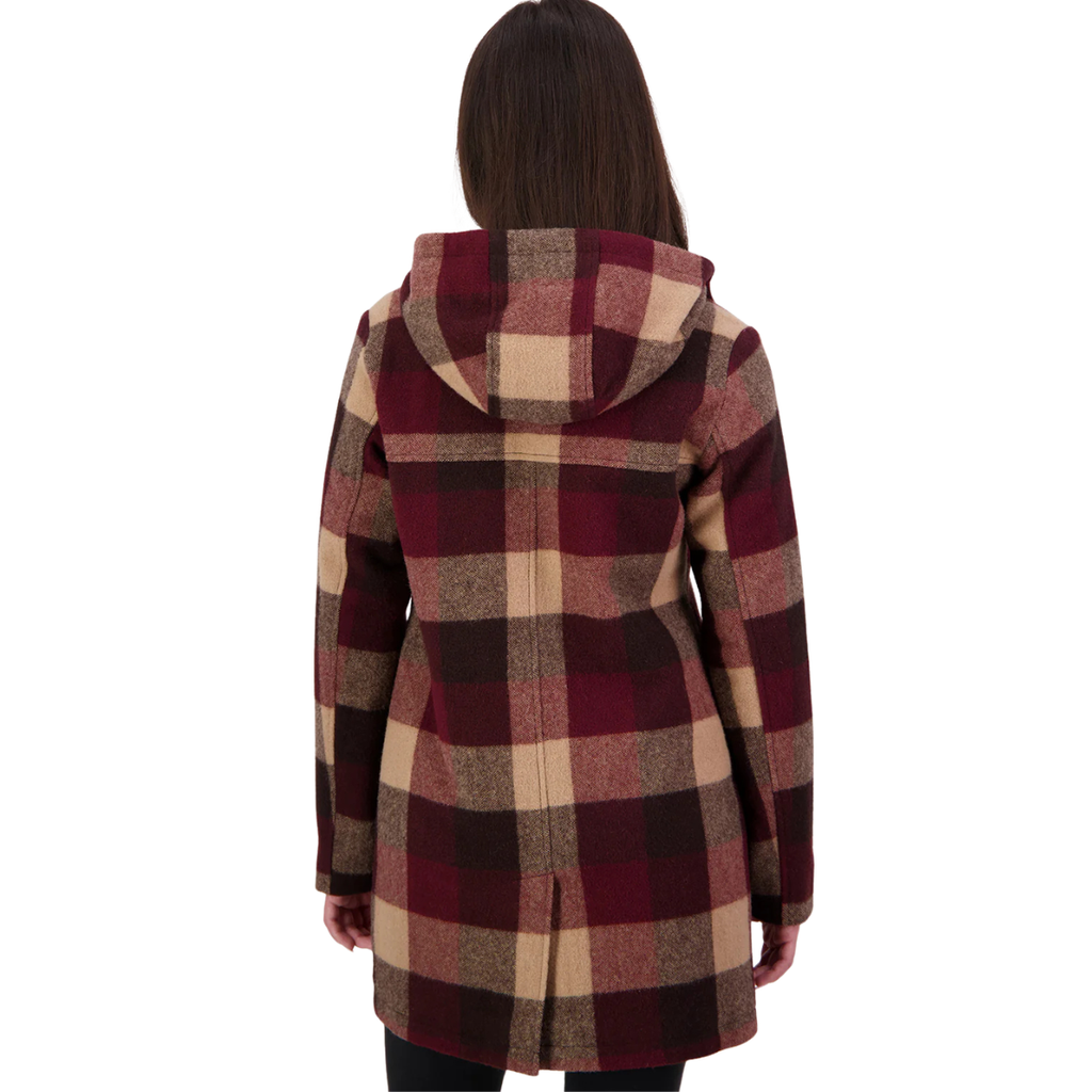 Swanndri Womens Annmore V2 Wool Overcoat (SW26437W) Florence Check