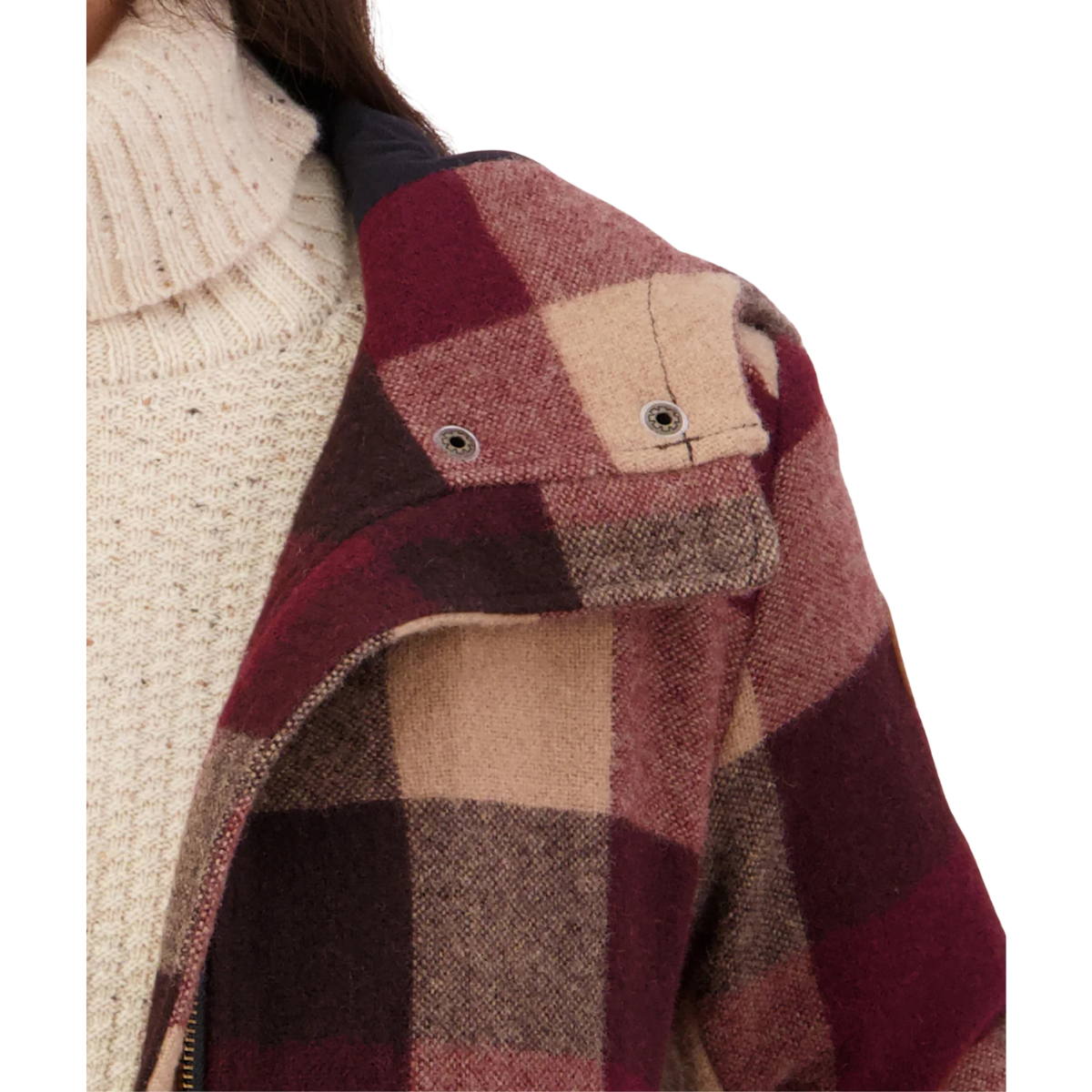 Swanndri Womens Annmore V2 Wool Overcoat (SW26437W) Florence Check