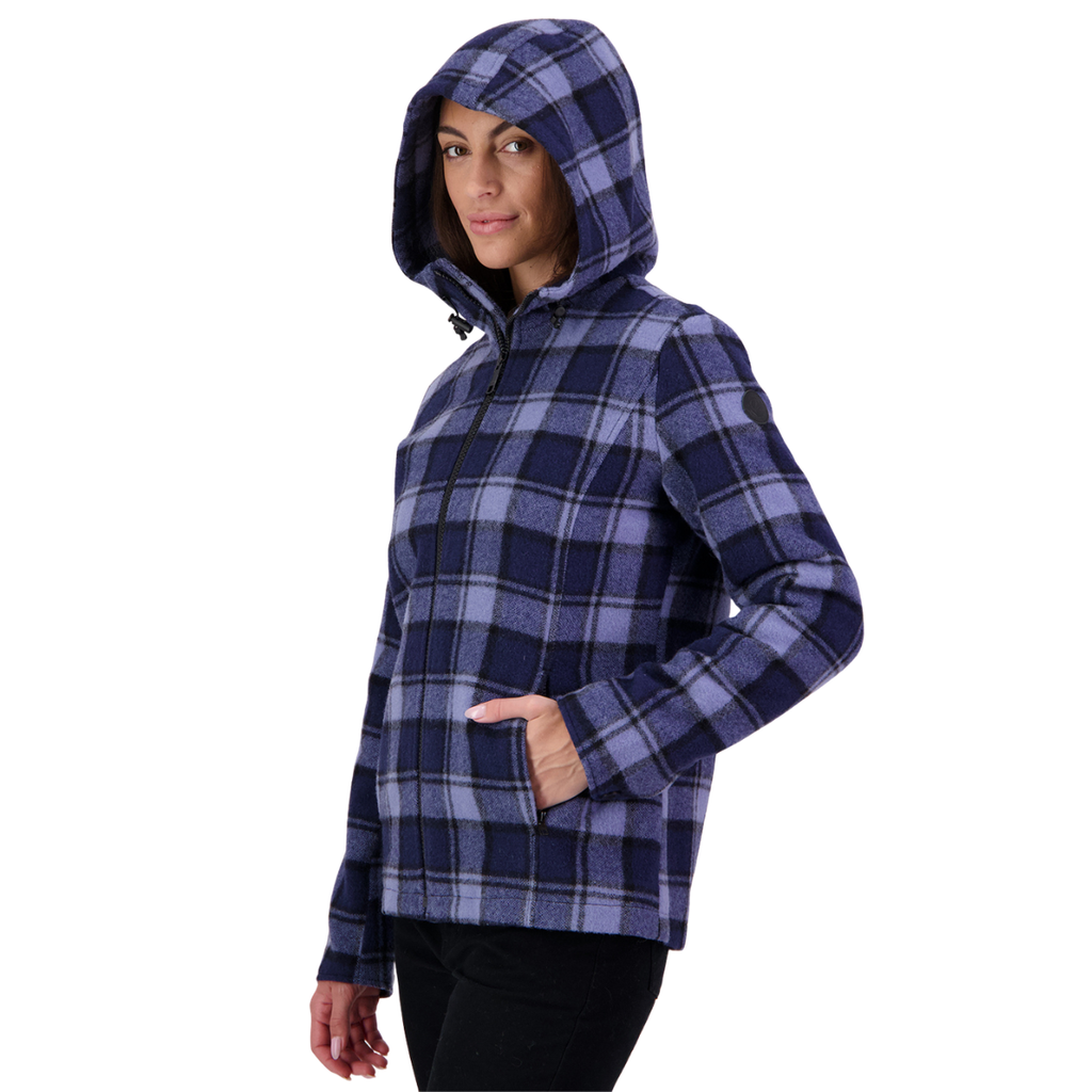 Swanndri Womens Seattle V2 Wool Hoodie (SW244796W) Rhode Island Check