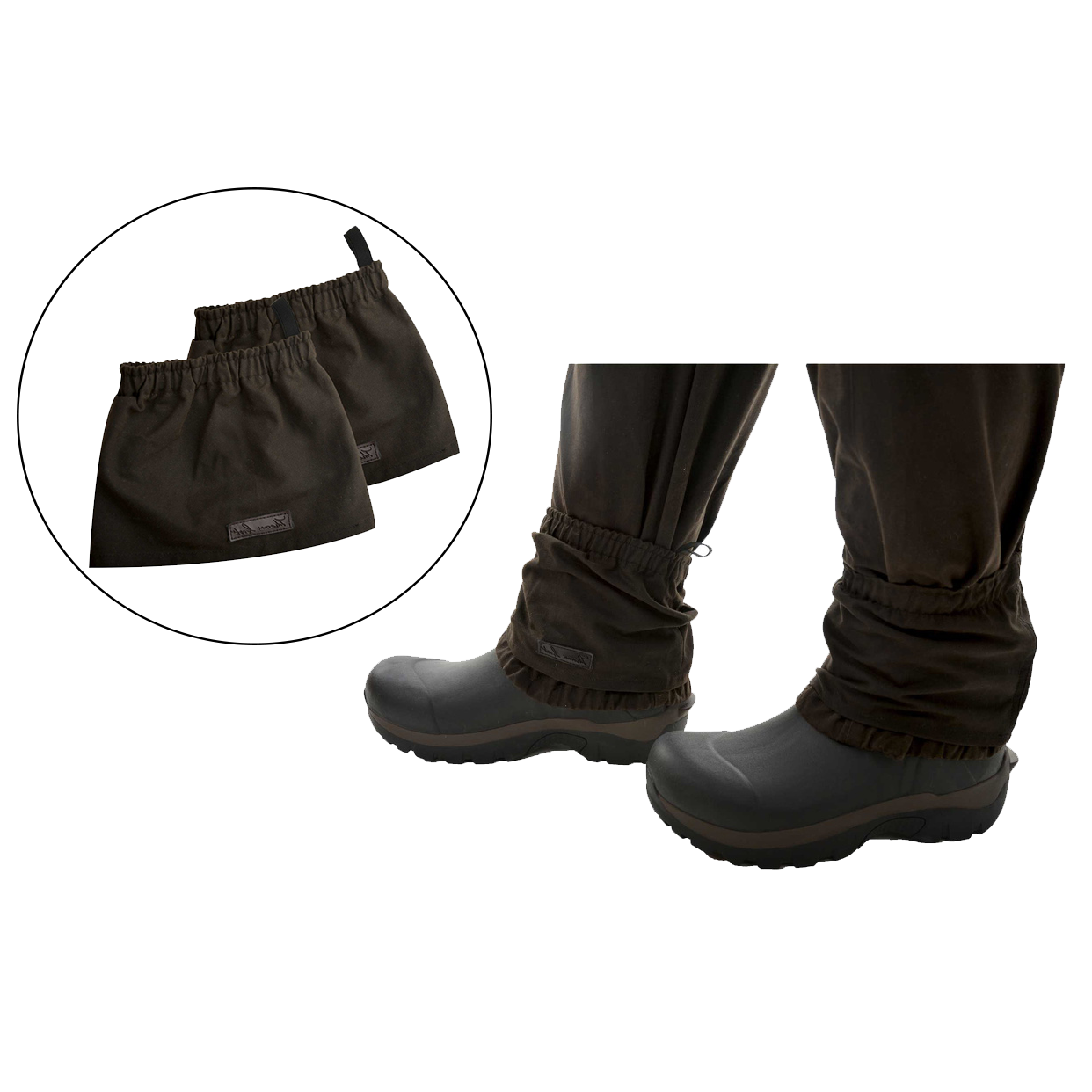 Thomas Cook High Country Short Oilskin Gaiters (TCP1977408) Rustic Mulch