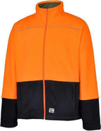 Rainbird Mens Hi Vis Lumber Jacket (8471) Orange/Navy S