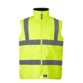 Rainbird Mens Hi Vis Reversible Utility Vest (8553) Yellow XS
