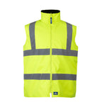 Rainbird Mens Hi Vis Reversible Utility Vest (8553) Yellow XS