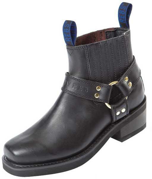 Johnny Reb Mens Classic Shorts Boots (JR18190413) Black 5 [SD]