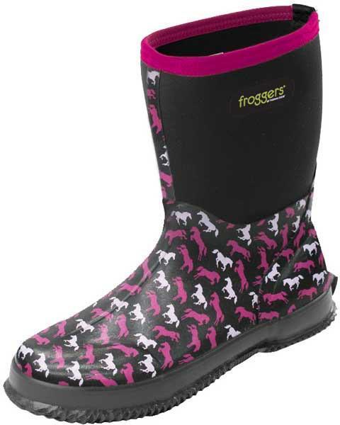 Thomas Cook Womens Froggers Scrub Boots (TCP28206) Horse Print 8