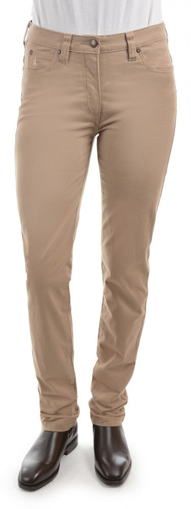 Thomas Cook Womens Stretch Moleskin Wonder Jeans Mid-Reg-Slim (TCP2228007) 32Leg Sand 8