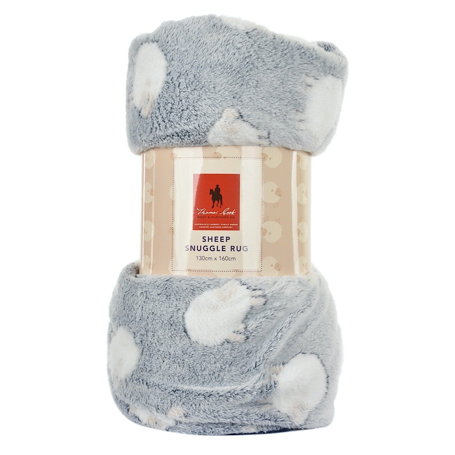 Thomas Cook Sheep Snuggle Rug (TCP2950201) Grey/Blue