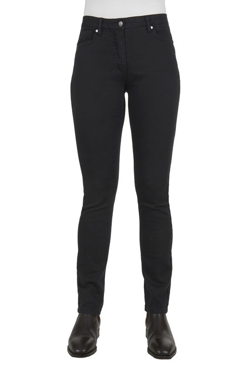 Thomas Cook Womens Suzie Slimmer Leg Jeans (TCP2215128) Black 9x32"