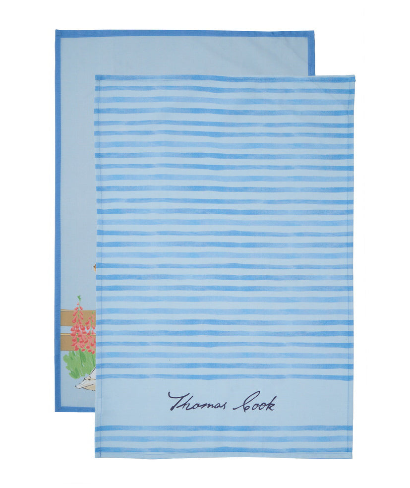 Thomas Cook TC Tea Towel - 2 Pack (TCP2905TWL) Light Blue