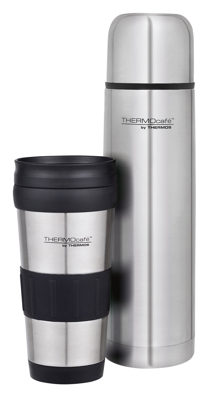 Thermos Combo Pack Flask 1L & Tumbler 420ml (2555C6AUS) Stainless [AD]