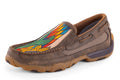 Twisted X Childrens Cactus Sunflower Slip-On Moccasins (TCYDMS002) Bomber/Tan/Multi 6 [SD]