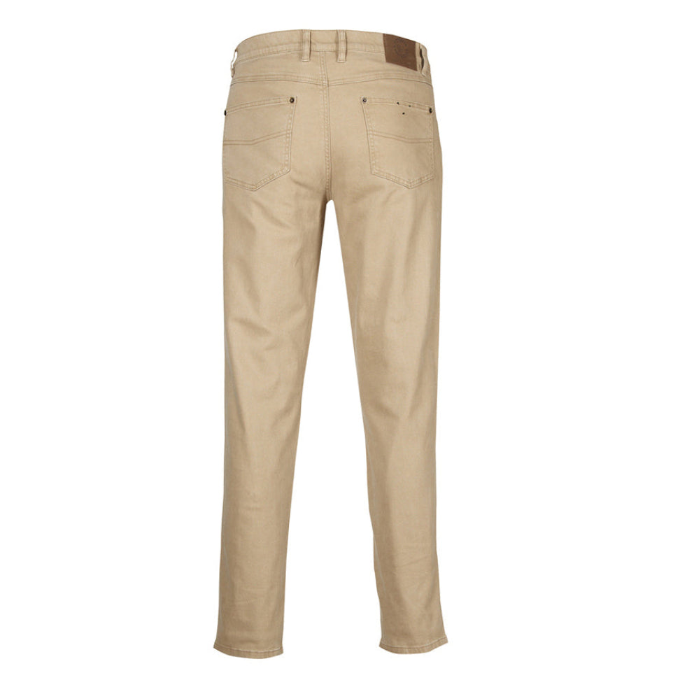 The Ritemate Pilbara Cotton Stretch Jeans (RMPC014) Wheat back